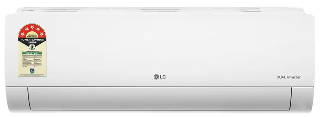 LG 5 Star (1.5 Ton) Split AC AI Convertible 6-in-1 Cooling – Best AC for Home in India with advanced cooling and energy saving.