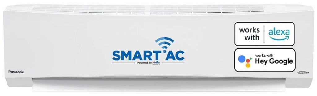Panasonic 1.5 Ton 5 Star Wi-Fi Twin Cool Inverter Split AC – Best AC for Home in India with smart features and energy efficiency.