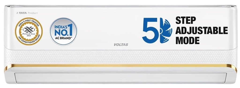 Voltas 1.5 Ton 3 Star Inverter Split AC – Best AC for Home in India with budget-friendly cooling and durable build.